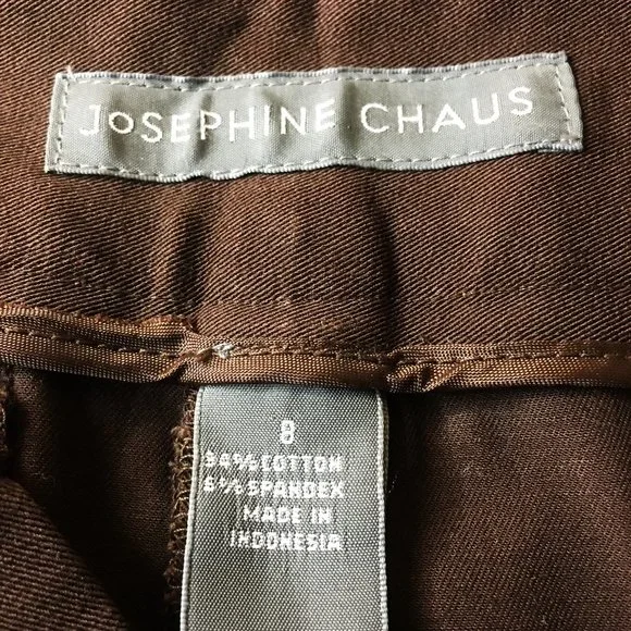 JOSEPHINE CHAUS Brown Cuffed Dress Shorts - Picture 6 of 7